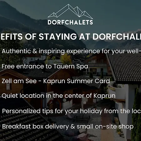 Dorfchalets & - In Centre Including Free Entry Tauern And Summer Card Apartman *
